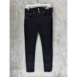 Rag & Bone Skinny Jeans Womens 30 Coal Dark Wash Mid Rise Denim W1502K520